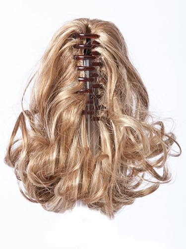 Miniatura 5 de Toni Brattin Pony Double Play Color Gris Claro Pelucas 13" Longitud Reversible 4" Largo Garra Clip Changelite Resistente al Calor Sintético Rizado