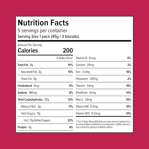 Miniatura 2 de Sweet Loren's Galletas veganas para el desayuno  Azúcar de canela  0.19 onzas de proteína, 0.67 oz de granos integrales  A base de plantas, sin