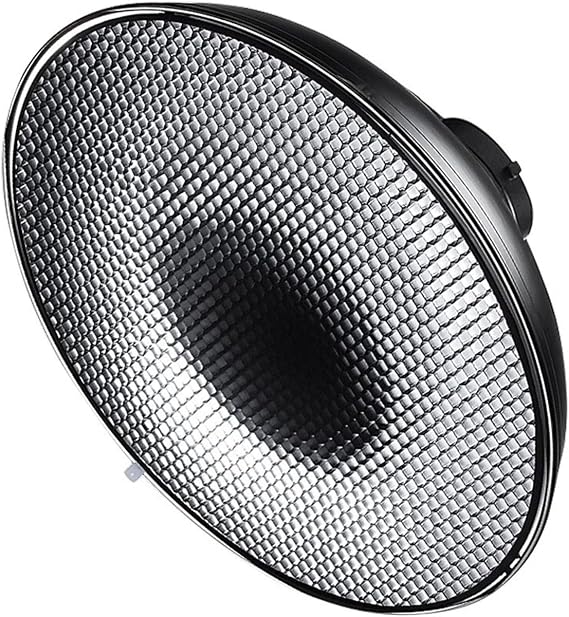 Godox 16.5inch/42cm White Beauty Dish Bowens Mount Reflector w/Honeycomb,White Diffuser and Carry Bag, Light Modifier for Bowens Mount Monolight for Godox SK400II, AD600Pro, AD600BM, MS300