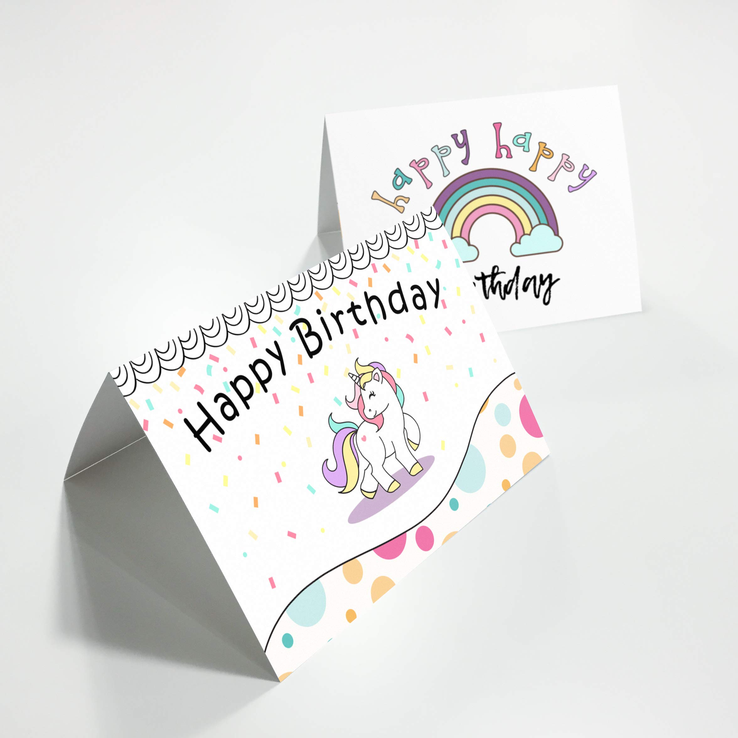 Template Half Fold Birthday Card