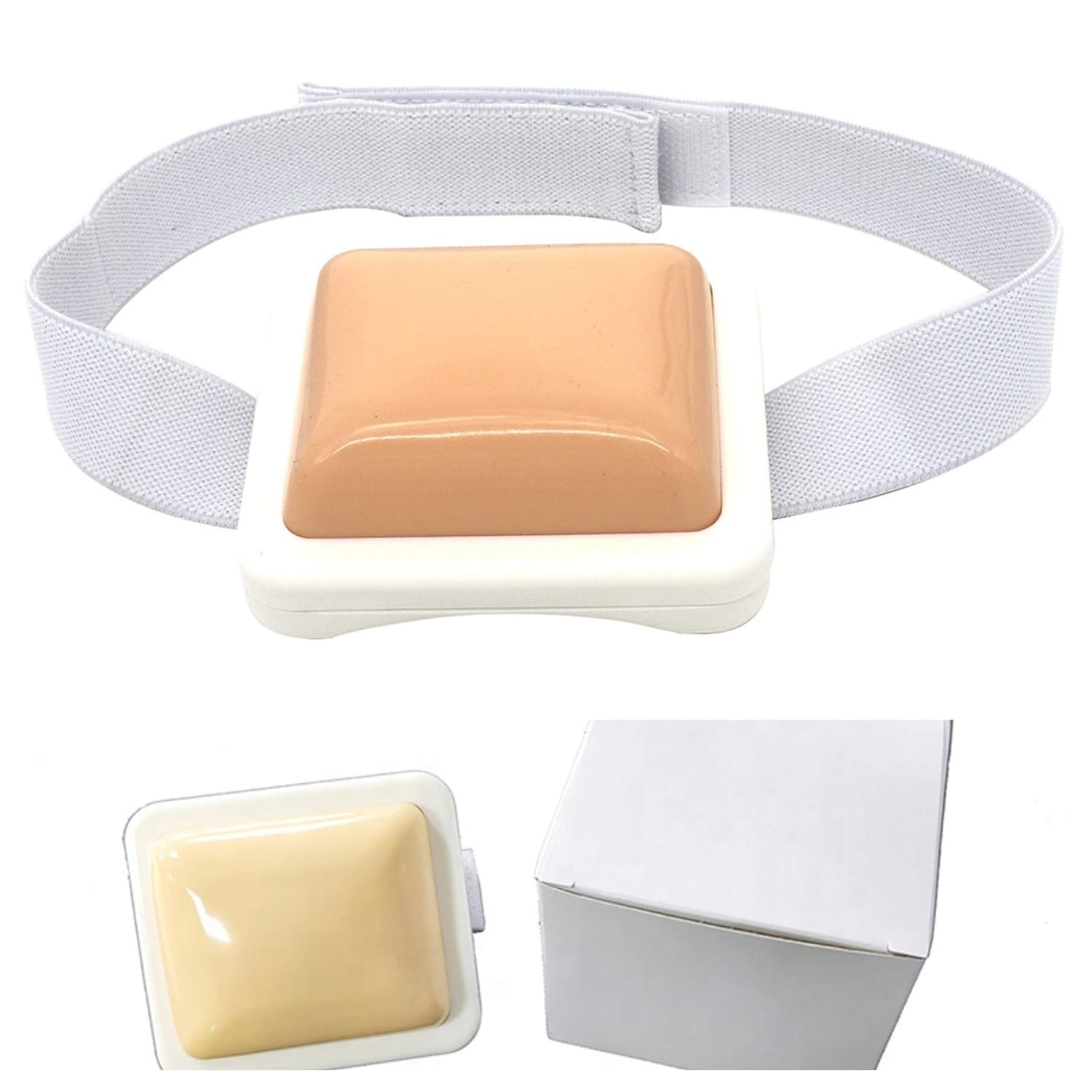 Injection Pad-Plastic Intramuscular, Injection Training Pad for Nurse, Medical Students Training Practice Pad and 2 Pack Sterile Empty Vials 10ml and Silicone Sponge : Industrial & Scientific