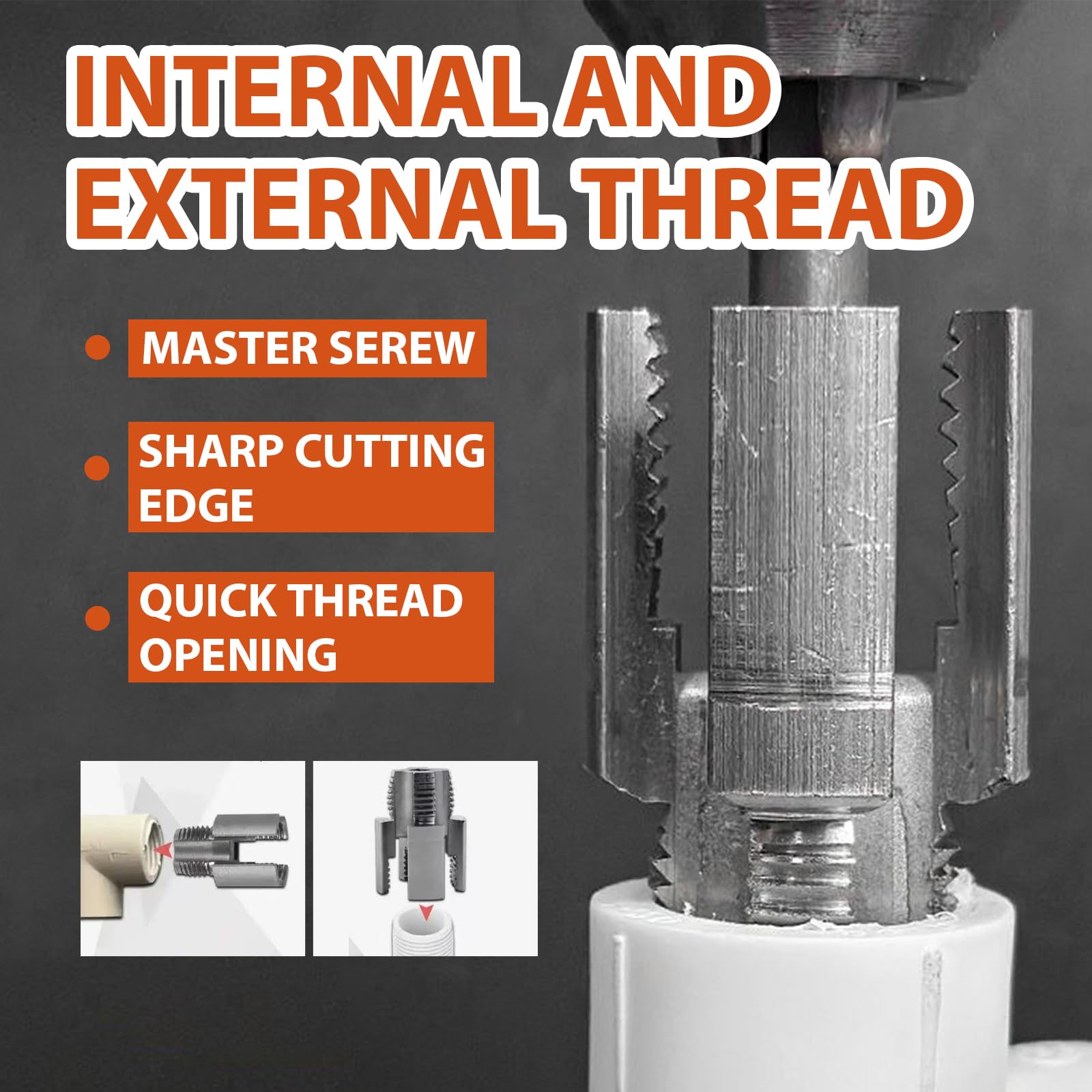 Pipe Threading Tool Kit - Internal & External -6