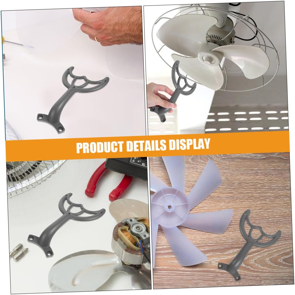 Gadpiparty 5pcs Ceiling Fan Arms Replacement Support for Fan Blades Easy Installation Versatile Use for Various Models Ready for