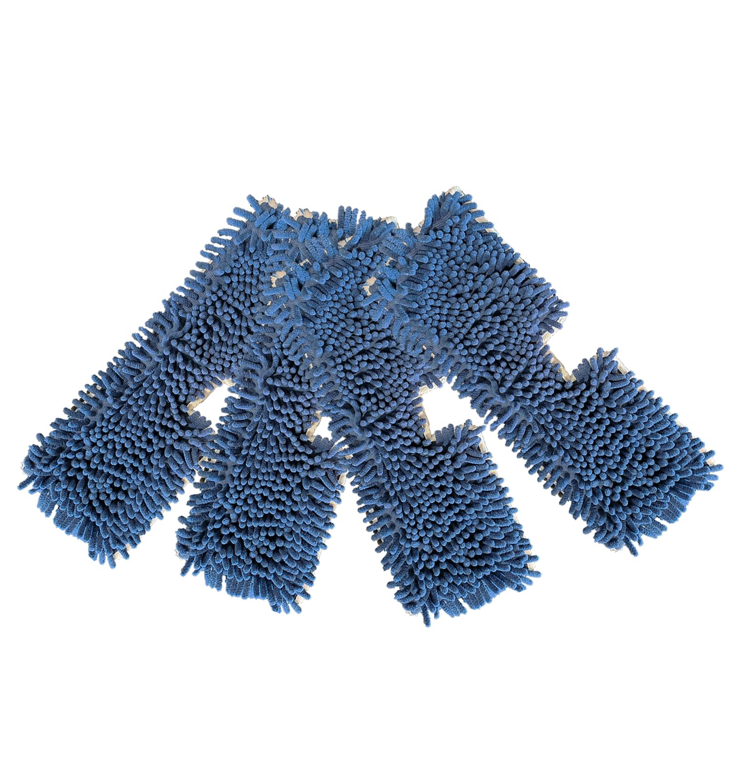 4 Pack Mop Heads Replacements Compatible with O Cedar Dual-Action Flip Mop, Microfiber Chenille Mop Pads for Wet & Dry Floor Cleaning and Scrubbing, Reusable & Washable Dust Mop Refills