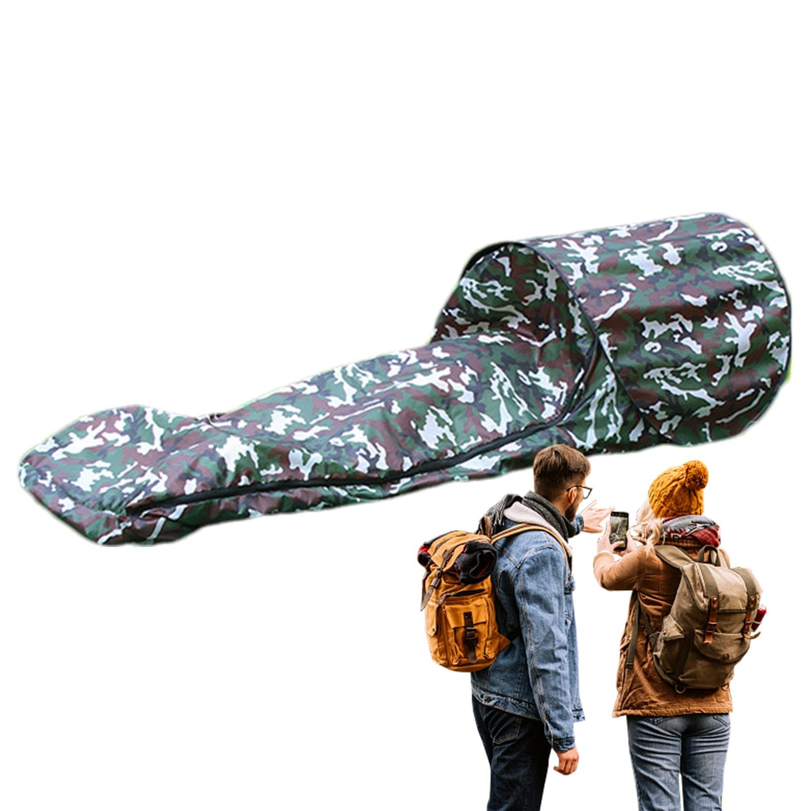Saco de dormir para camping, saco de dormir de red, ligero, portátil, impermeable para adultos y niños, camping en interiores y exteriores, mochileros, senderismo
