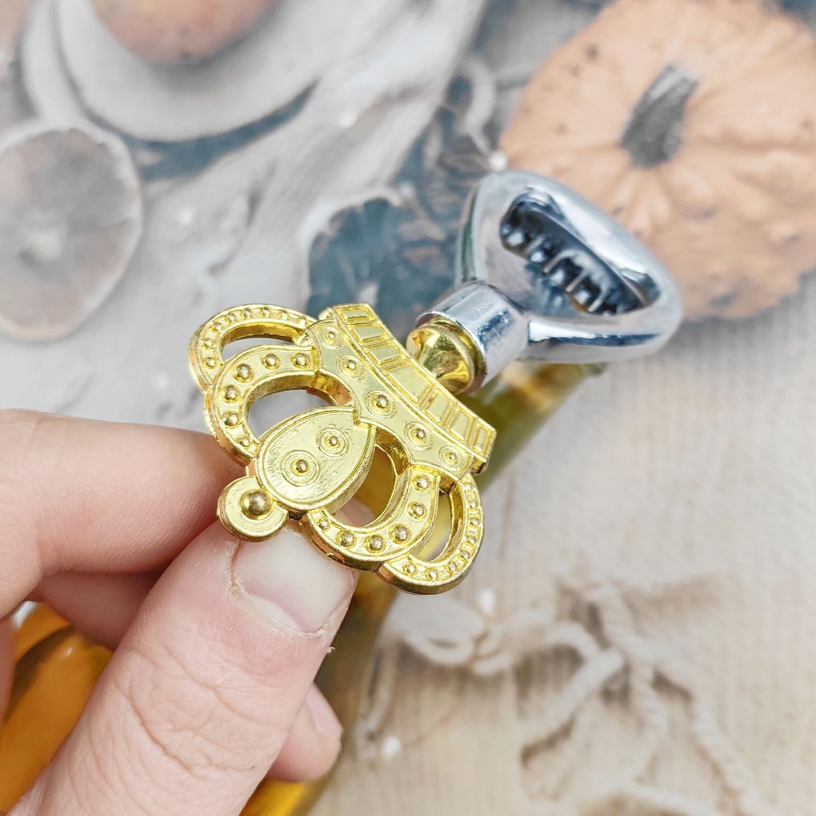 栓抜き 亜鉛合金 ヒトデ ビール瓶オープナー 8.4x3.8cm 栓抜 アイアン