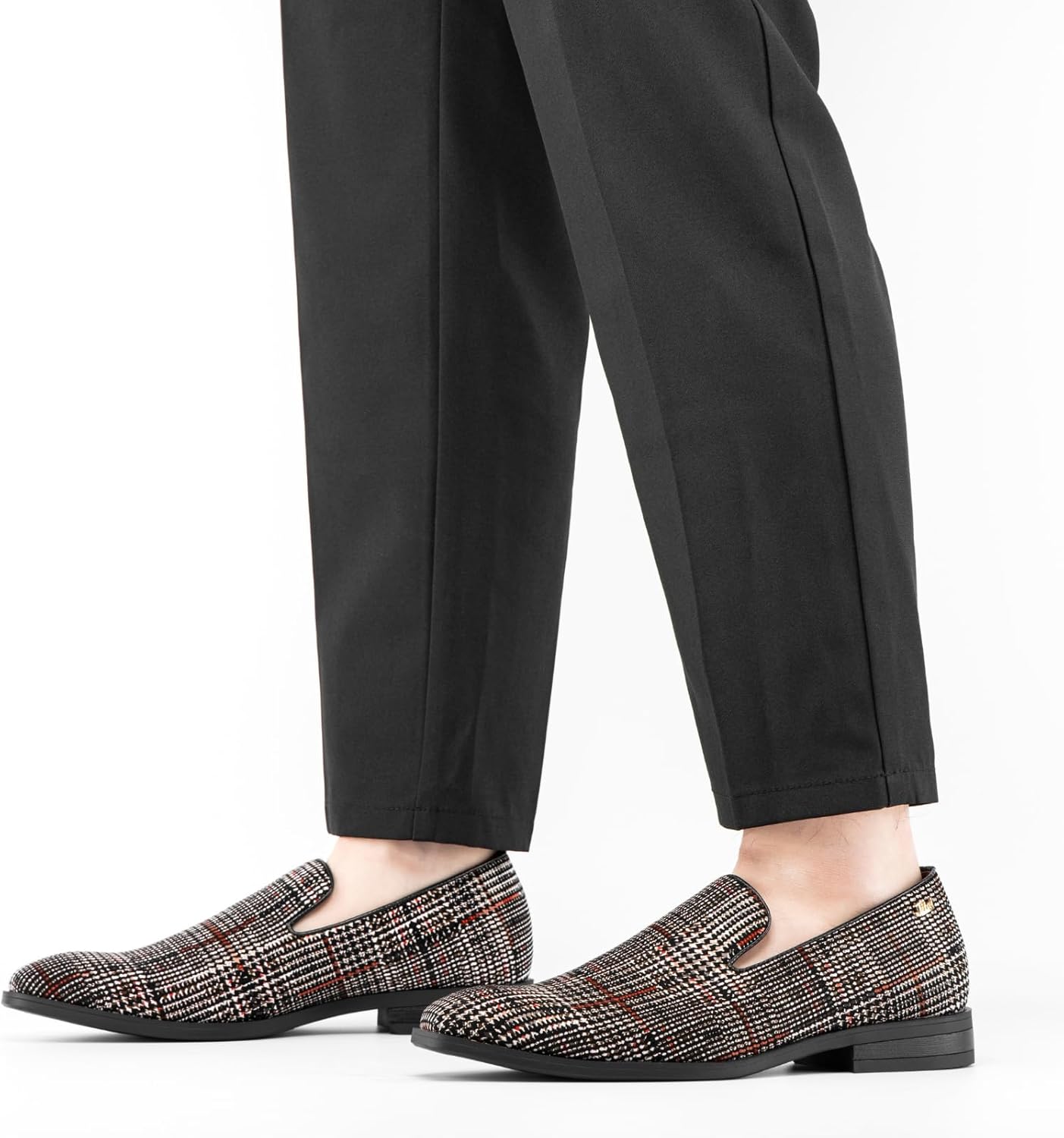 JITAI Men's Dress Shoes - Casual Rubber & Leather Loafers for Men - Fashion Business Formal Wear - Image 5