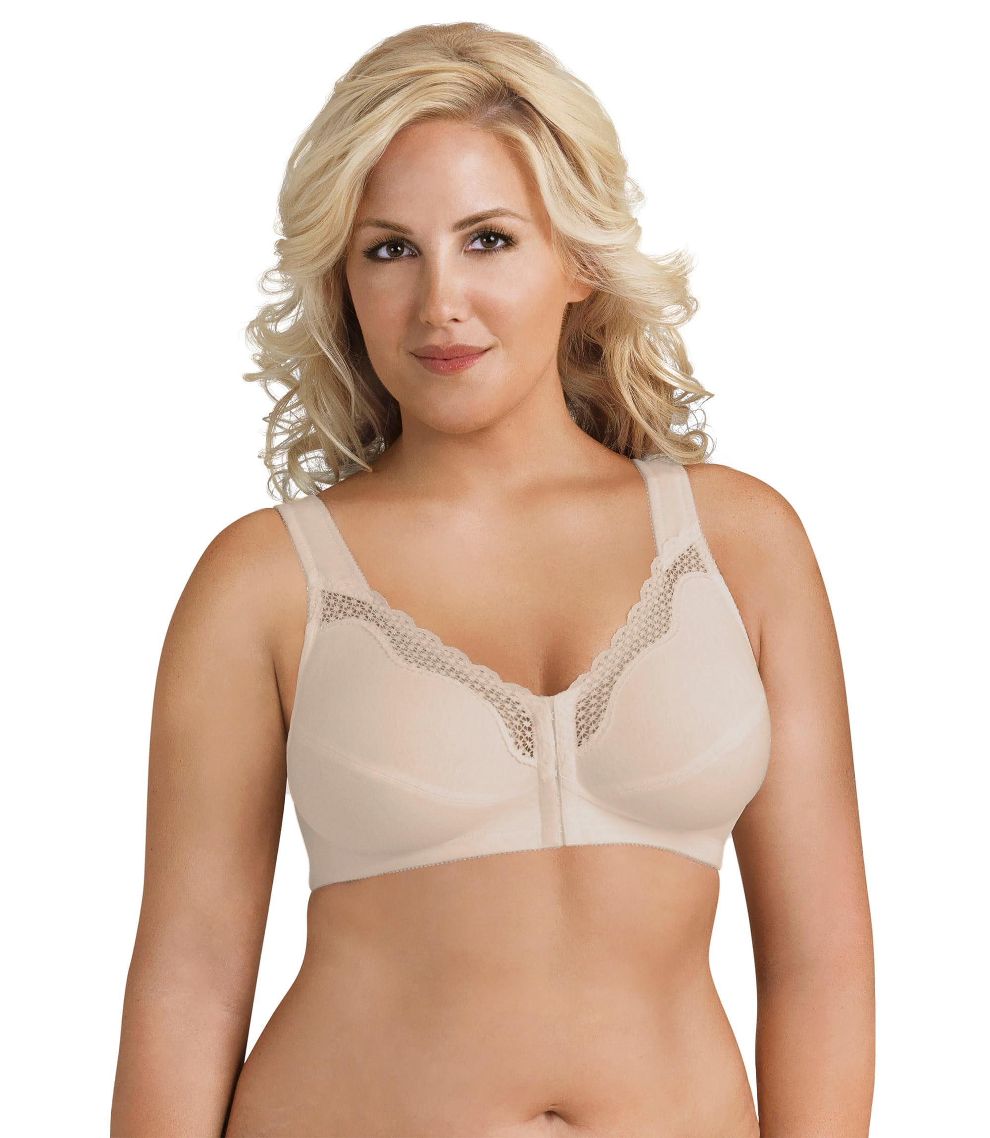 Exquisite FormFully Womens Front Close Posture Bra with Lace 5100531