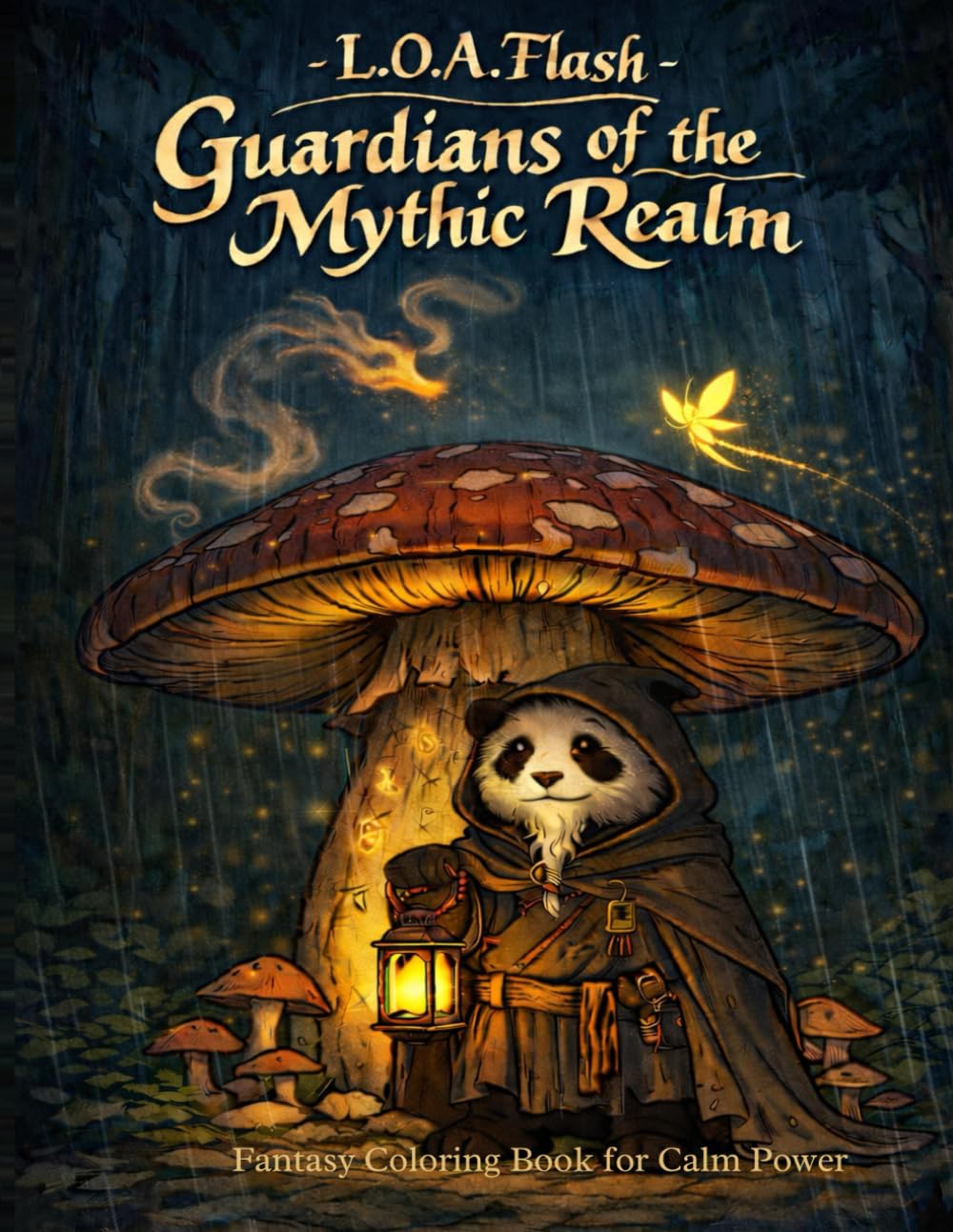 Guardians of the Mythic Realm: Fantasy Coloring Book for Calm Power (LOA Flash Coloring Books)