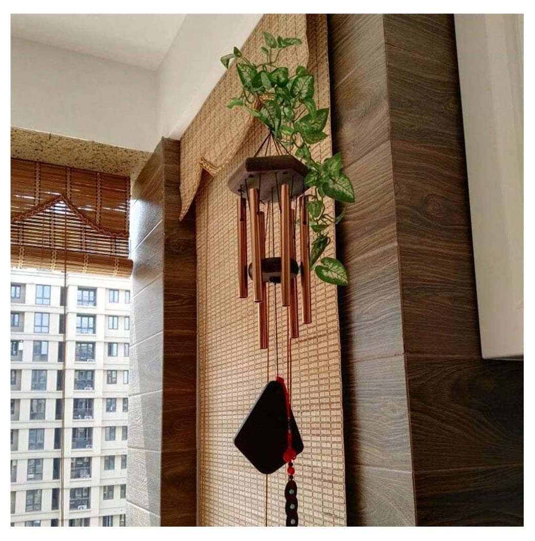 Carillon a Vent pour Maison Carillons Éoliens pour Ton Profond À L'extérieur, Memorial Windchimes Garden Home Yard Hanging Decor Décoration Intérieure(Grün)
