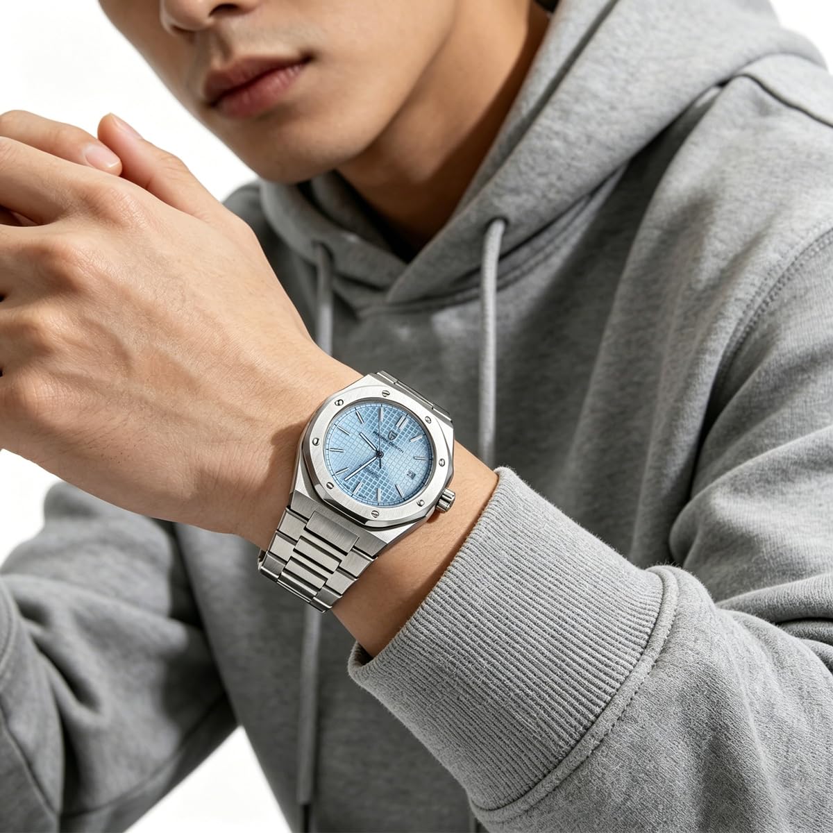 Pagani Design orologi da uomo giapponese movimento automatico subacqueo meccanico sport impermeabile vetro zaffiro orologio da polso in acciaio inox
