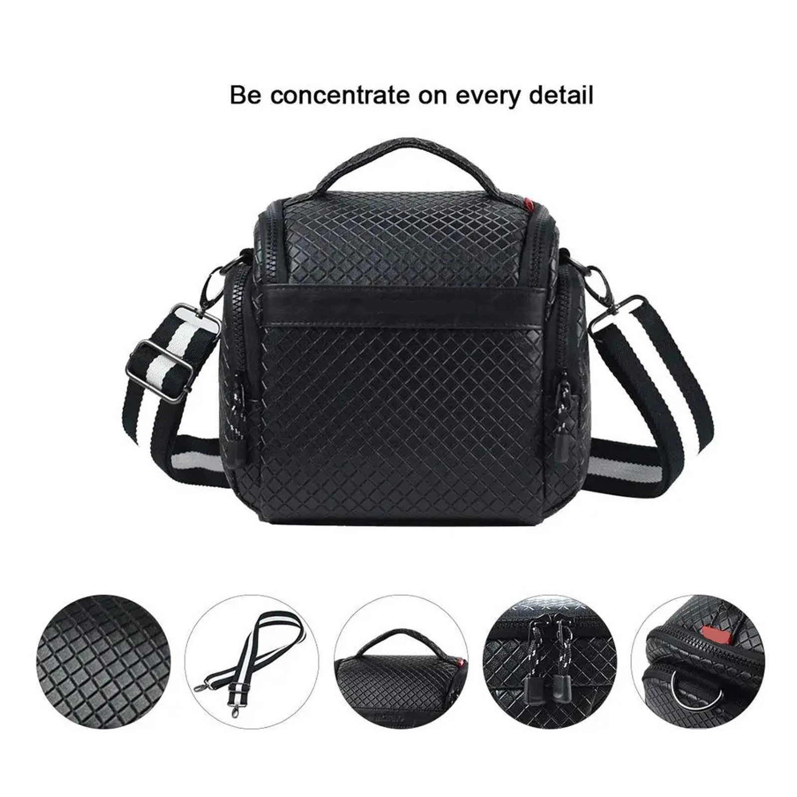 Funda Camara Digital Bolso Bandolera for cámara, Bolso for Dispositivos de cámara con Viaje a Prueba de Golpes Acolchado