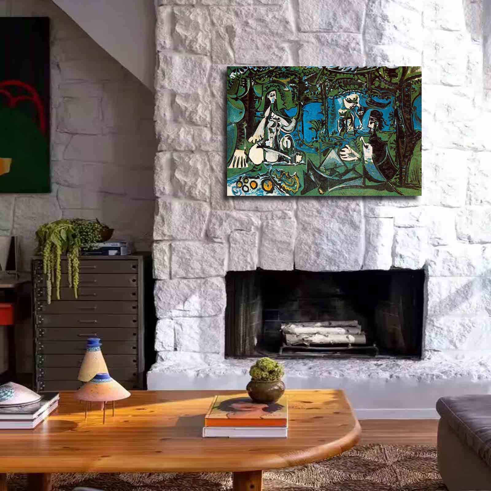 パブロ・ピカソ、Luncheron on the Grass Picasso Surrealism - Luncheon on the grass 1961 in high