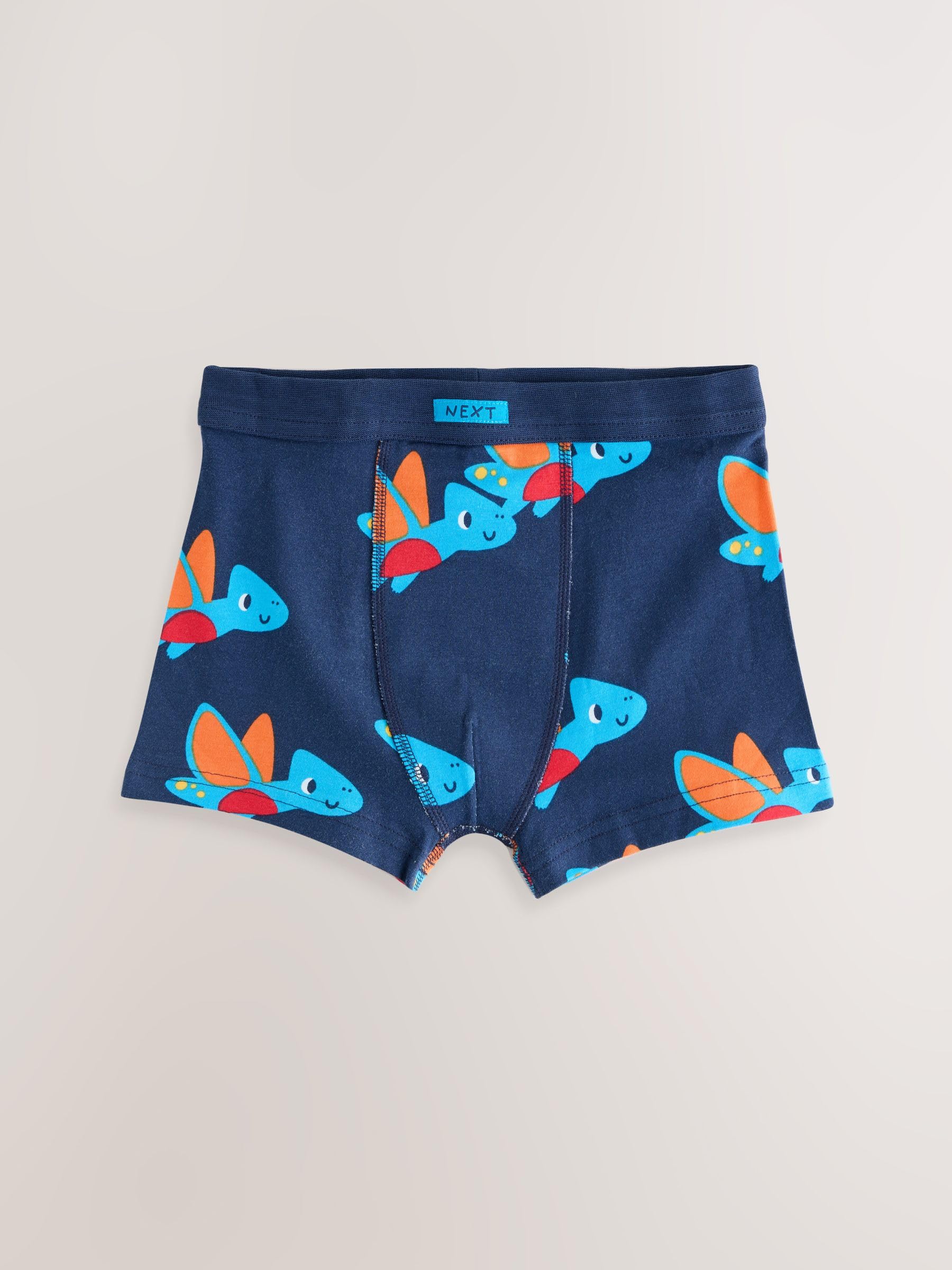 NEXT Garçon Boxer Doux à Taille Contrastante, Lot de 7