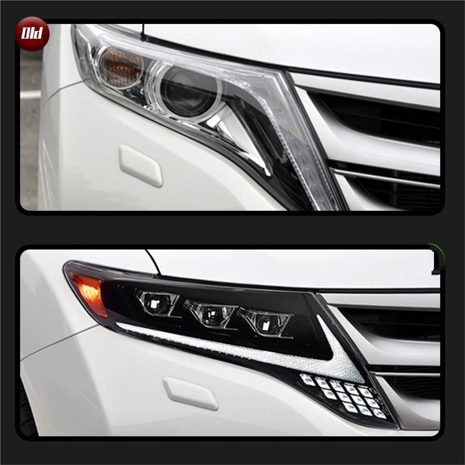Faro Anteriore per Toyota Harrier Venza 2009-2013 Faro proiettore Faro Luce Diurna Accessori automobilistici Luce Auto Gruppo Faro Auto