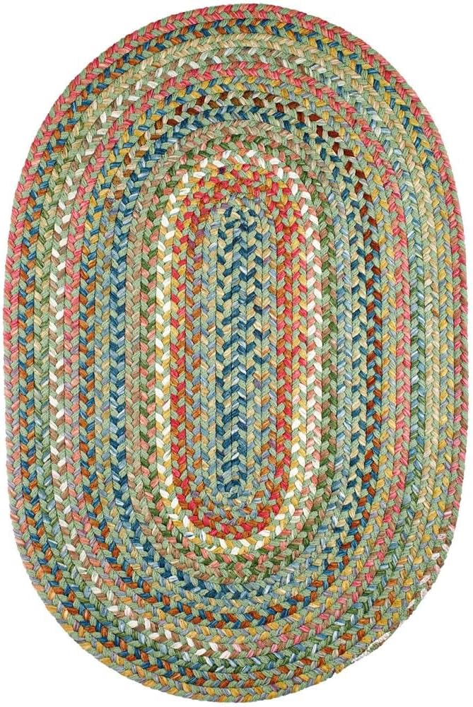 Amazon.com: Gemstone Indoor/Outdoor Braided Rug - Woven Rug Made in USA ...