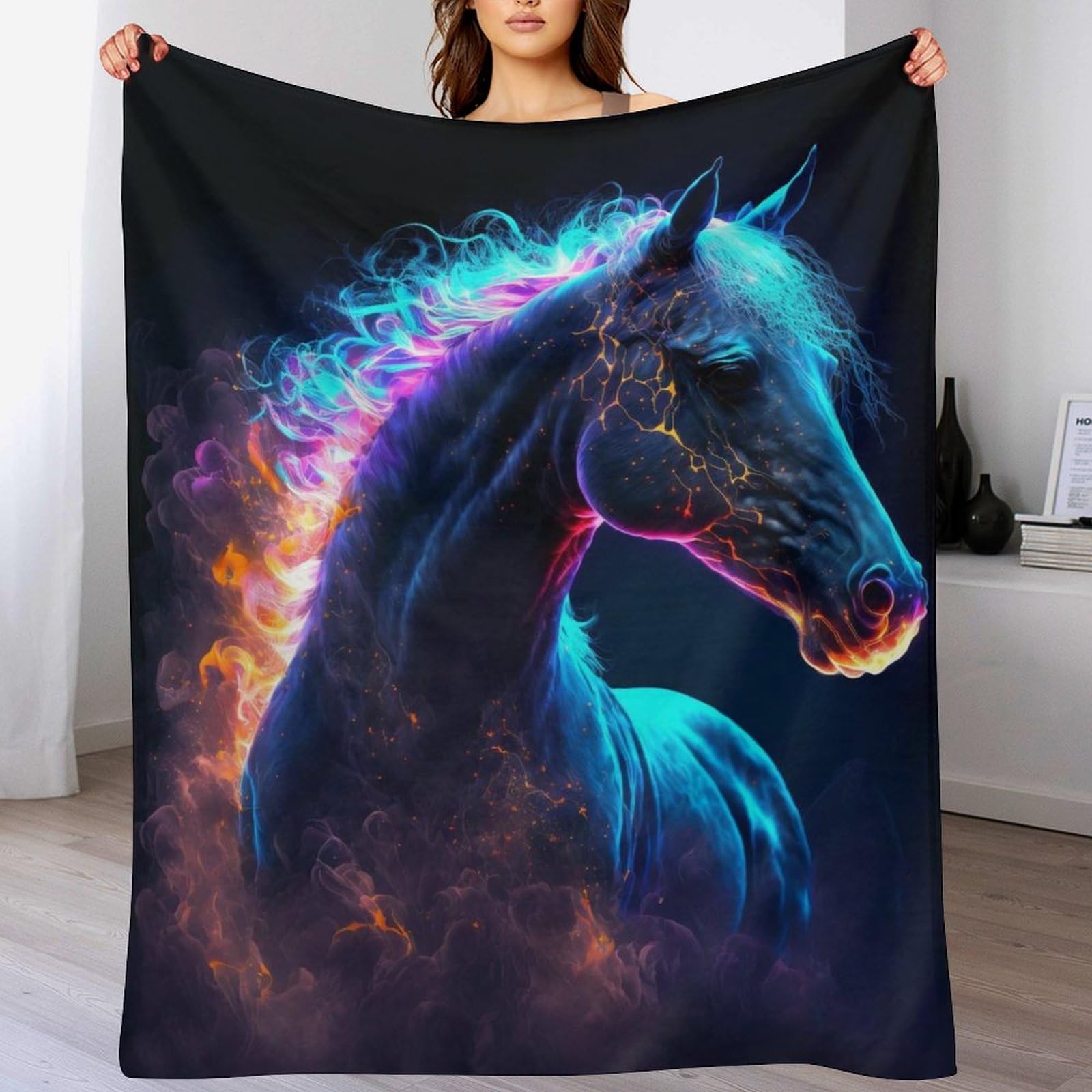 Plaid Canapé Cheval Galaxy pour des Soirées Cocooning Cosy