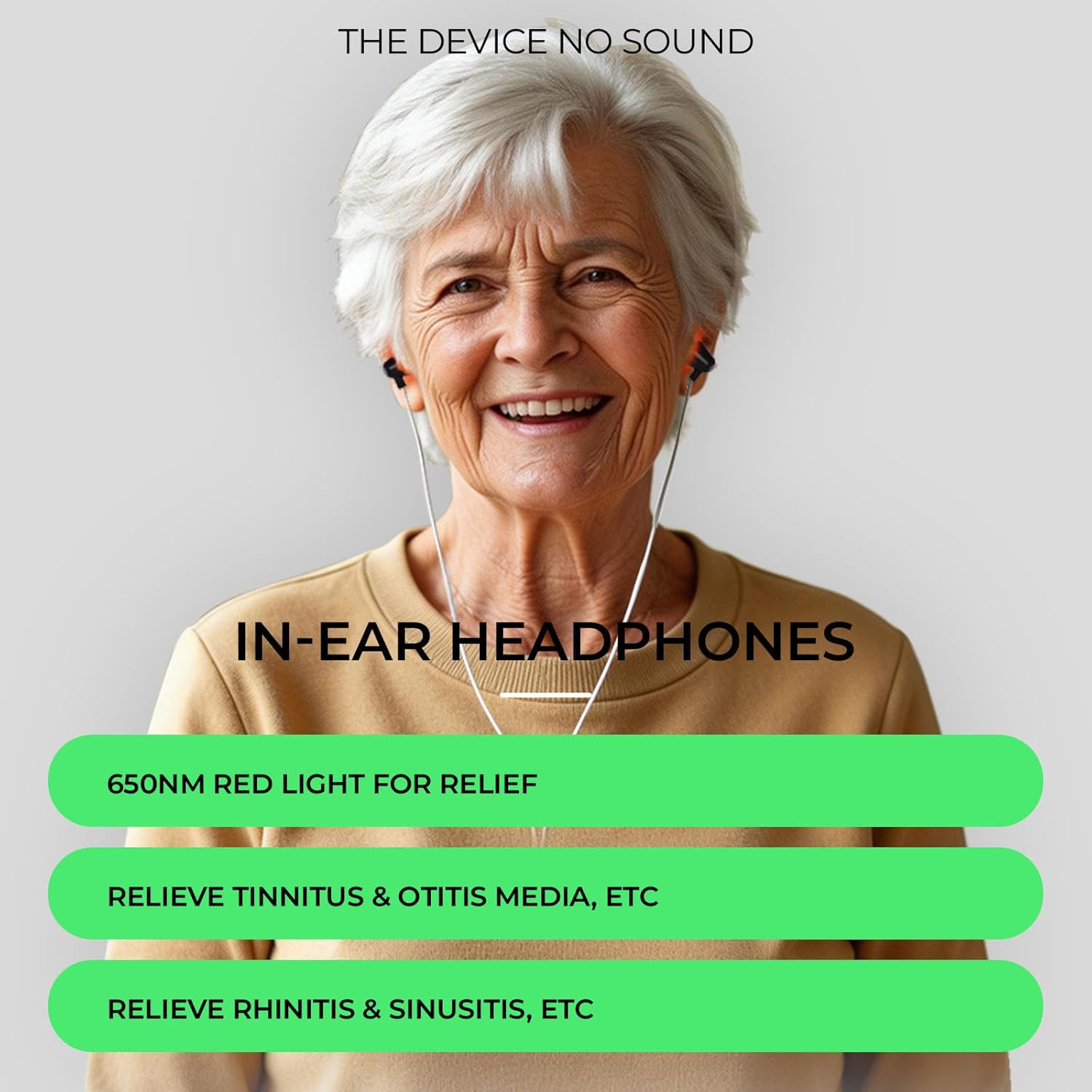 2-in-1 Earplugs Relief - Headphones for Ear Relief, Earplugs for Sleep, with USB & Type-C