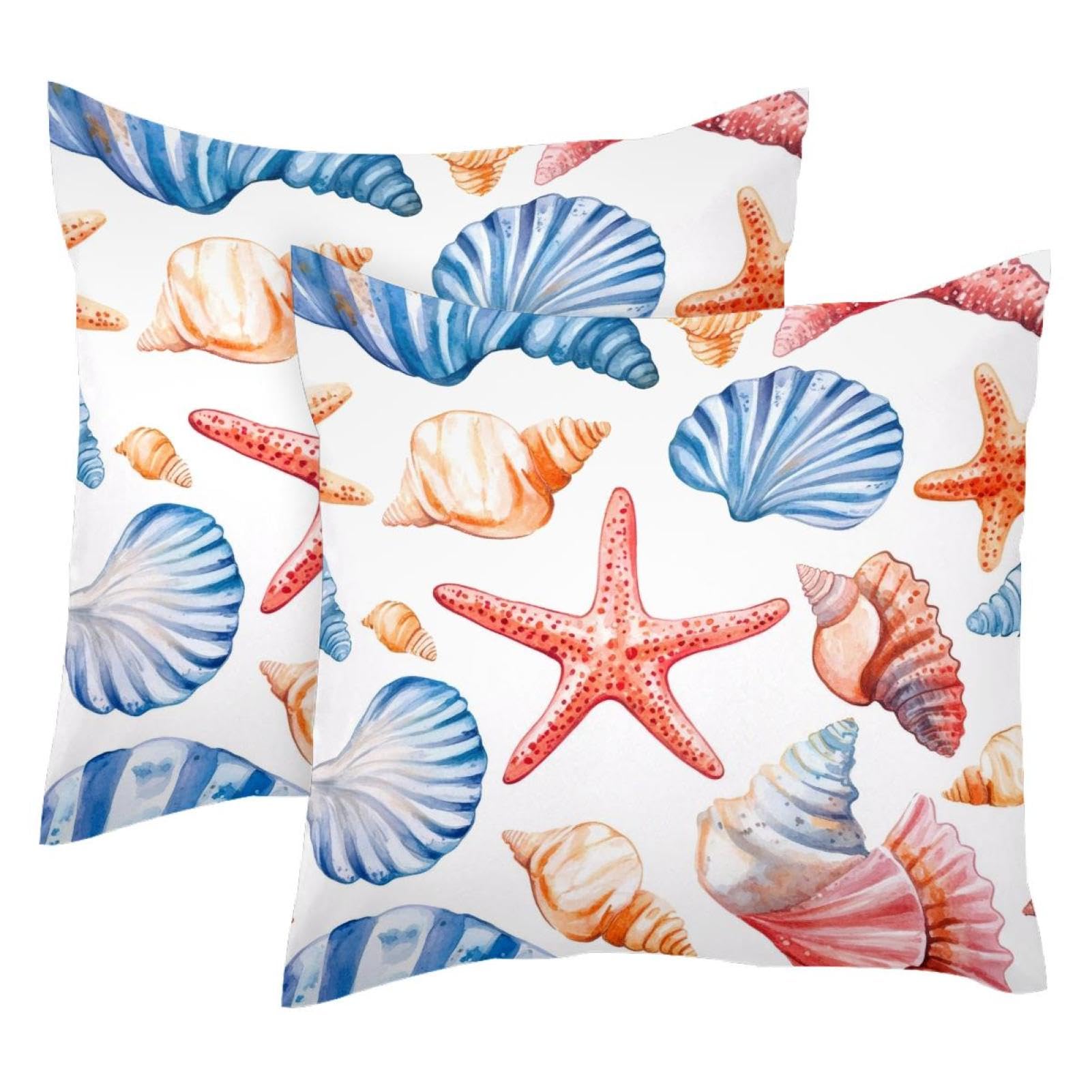 Cojines de terciopelo 50x50 cm modernos con diseño de doble cara 2 piezas