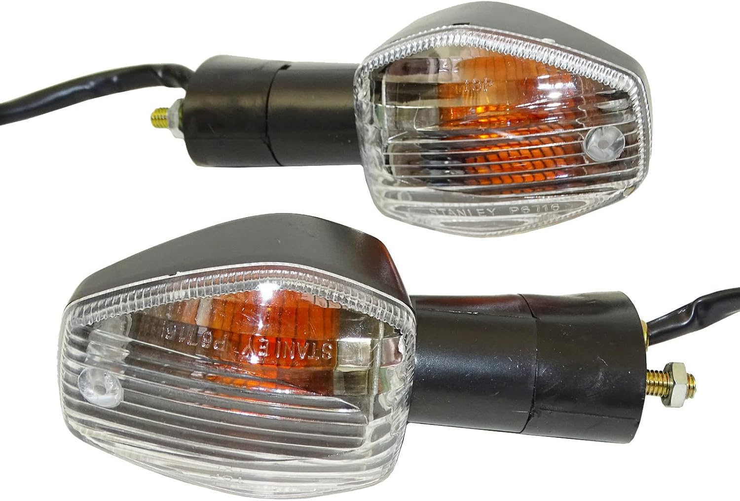 Front + Rear Motorcycle Turn Signals Blinker Bulb Lamp Indicator Light For HONDA CBR929RR CBR954RR Fireblade 2000-2003 / CBR 600 F4 F4i 1999-2006 / RVT1000R RC51 / VTR1000 SP-1 SP-2 (Clear)