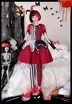 Amazon.co.jp: [JUNDOMECY] ピエロ コスプレ マジシャン 衣装