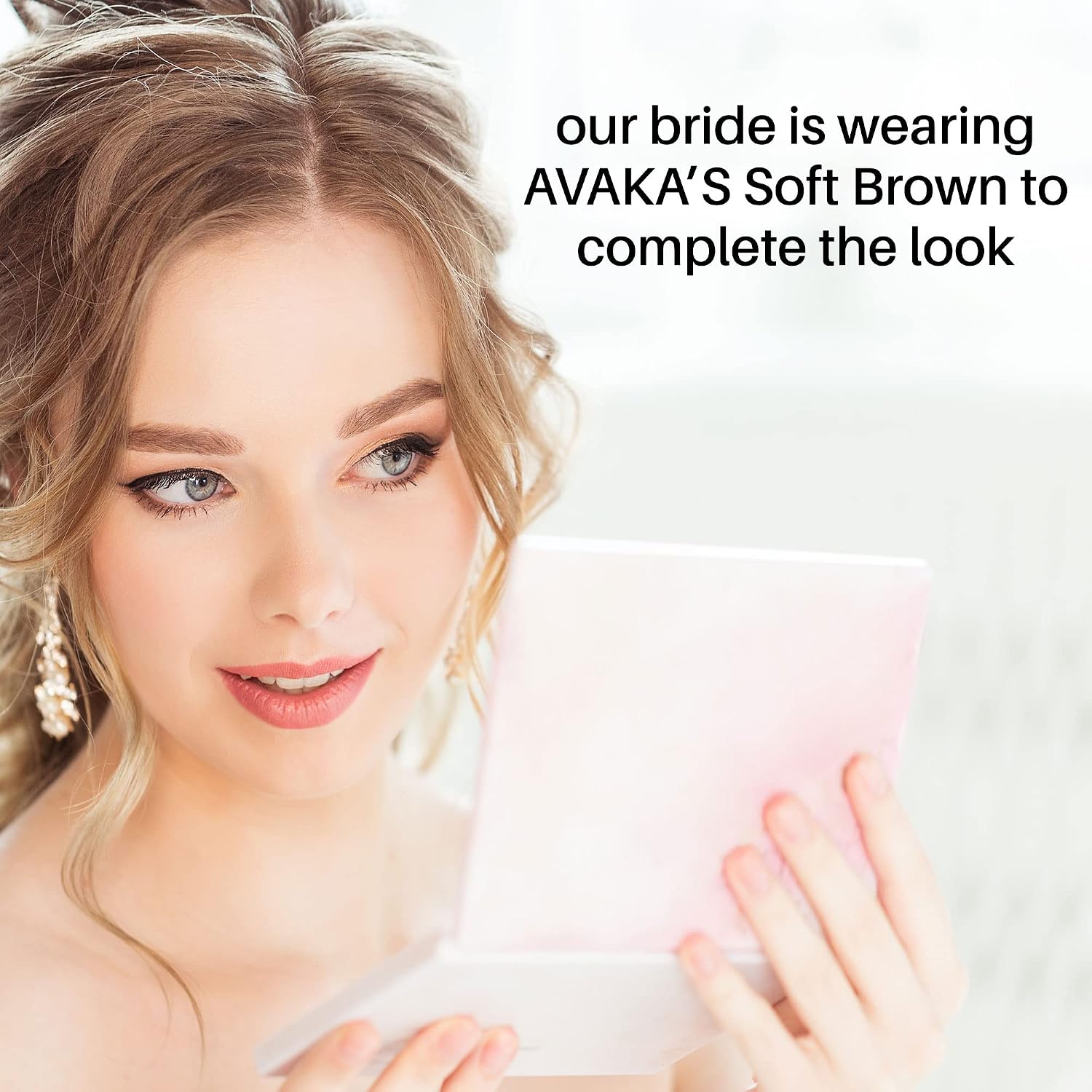 AVAKA BROW Stamp KIT | Eyebrow Stamp | 1-Step BROW Stamp | Womens & Mens Stamp and Stencil Set| Eyebrow Powder | Vegan Hairline Optimizer … (SOFT BROWN KIT)