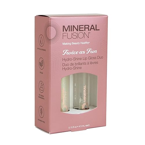 Miniatura 2 de Mineral Fusion El doble de diversión, Hydro-Shine Lip Gloss Duo