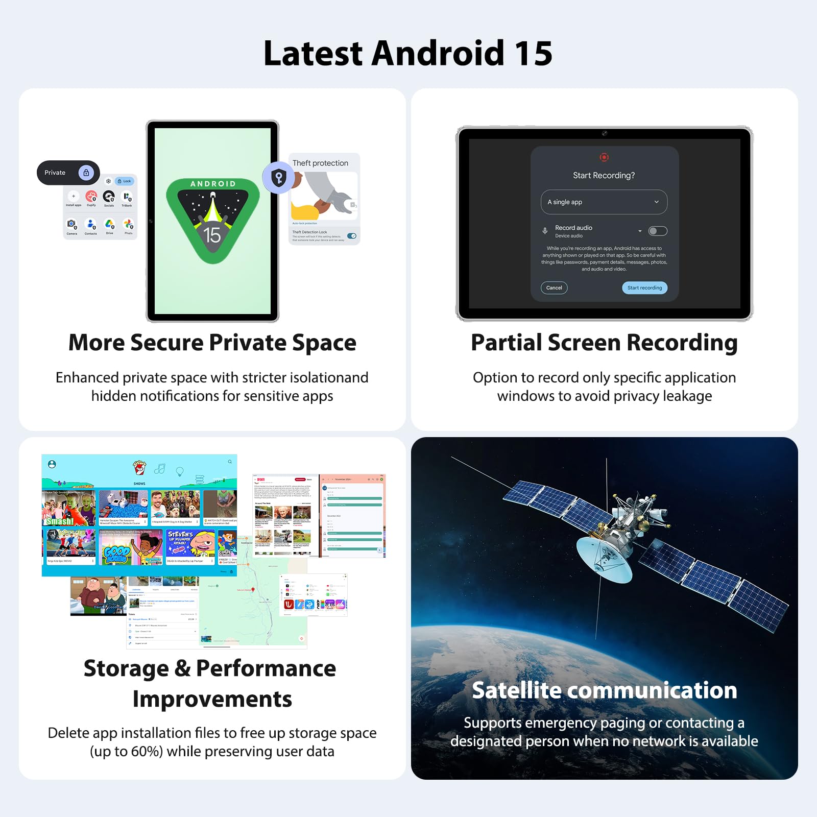 PIXGOOD 2025 2K Tablet 11 Pollici con Android 15, 36GB+256GB, INCLL 2000 * 1200, Octa Core, 13MP+8MP, WidevineL1/9000mAh/5G WiFi/BT5.0/OTG/GPS- Tablet in offerta con tastiera(Grigio)