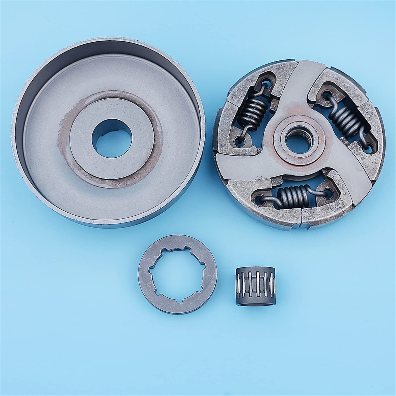 Kit de cojinete de tambor de embrague de piñón de llanta 3/8 apto for Husqvarna 394 395 394XP 395XP 185 285 repuestos de motosierra