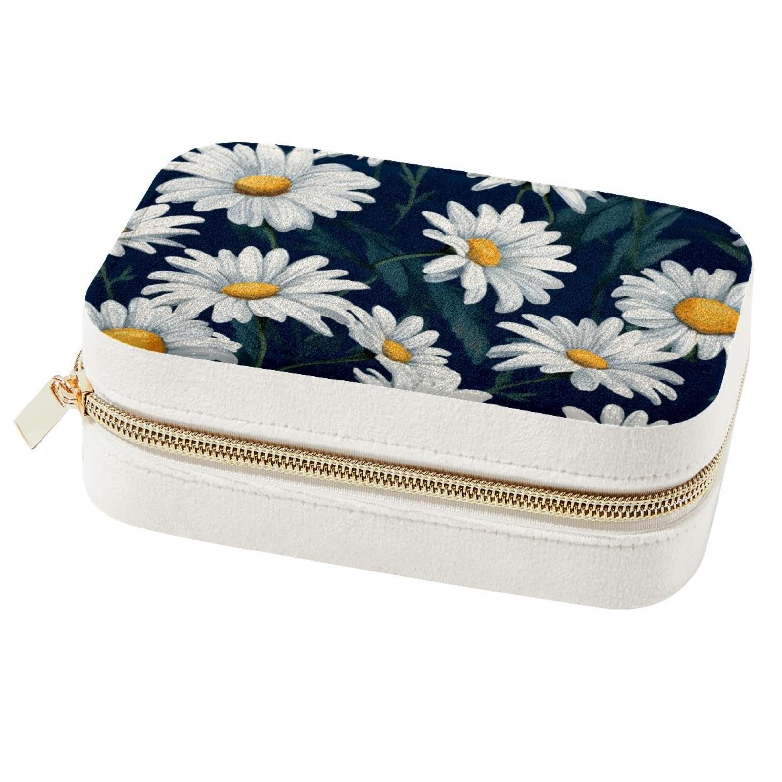Cadeau de demoiselle d'honneur : boîte à bijoux portable Little Daisy