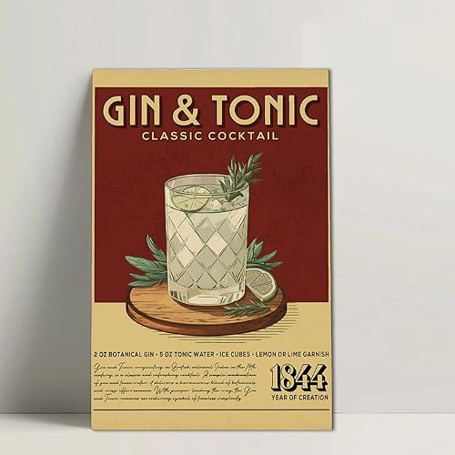 Miniatura 6 de Póster de cóctel con impresión de bar, arte de pared, lienzo vintage, vino, impresiones artísticas clásicas, impresión retro, accesorios de bar,