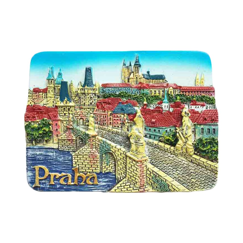 Wedarego Prague Czech 3D Refrigerator Magnet Travel Sticker Souvenirs,Home & Kitchen Decoration Czech Fridge Magnet From China