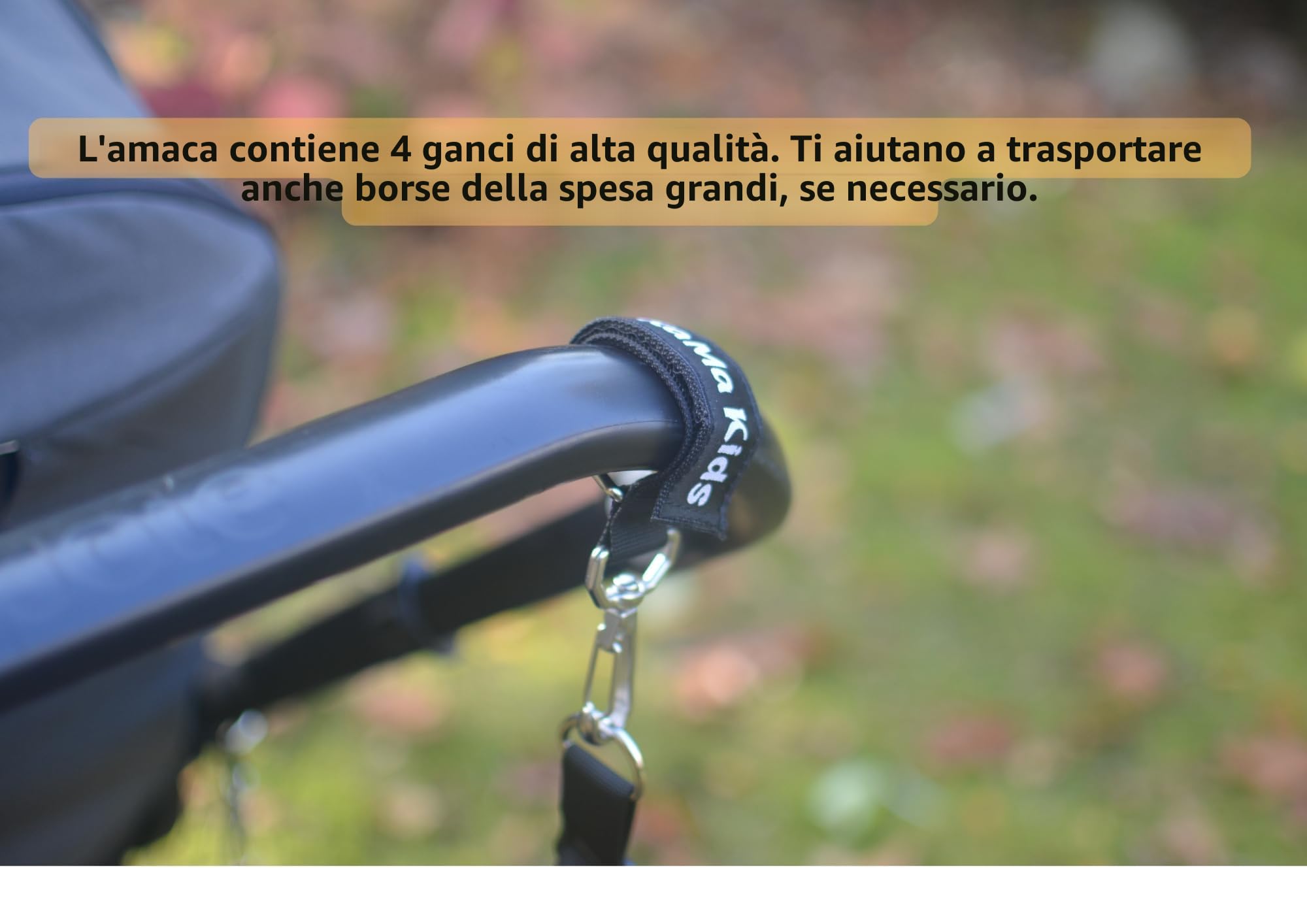 Amaca per passeggini universale alternativa alla Buggy Board ampio spazio per gradini