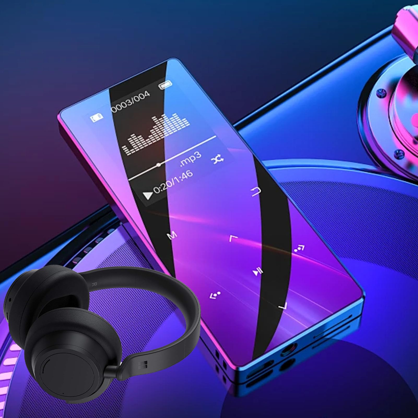 Almohadillas de Auriculares de Repuesto para los Headphones 1 y 2, Almohadillas Suaves de Cuero proteico con Espuma viscoelástica, Aislamiento acústico Mejorado y Ajuste (Negra)