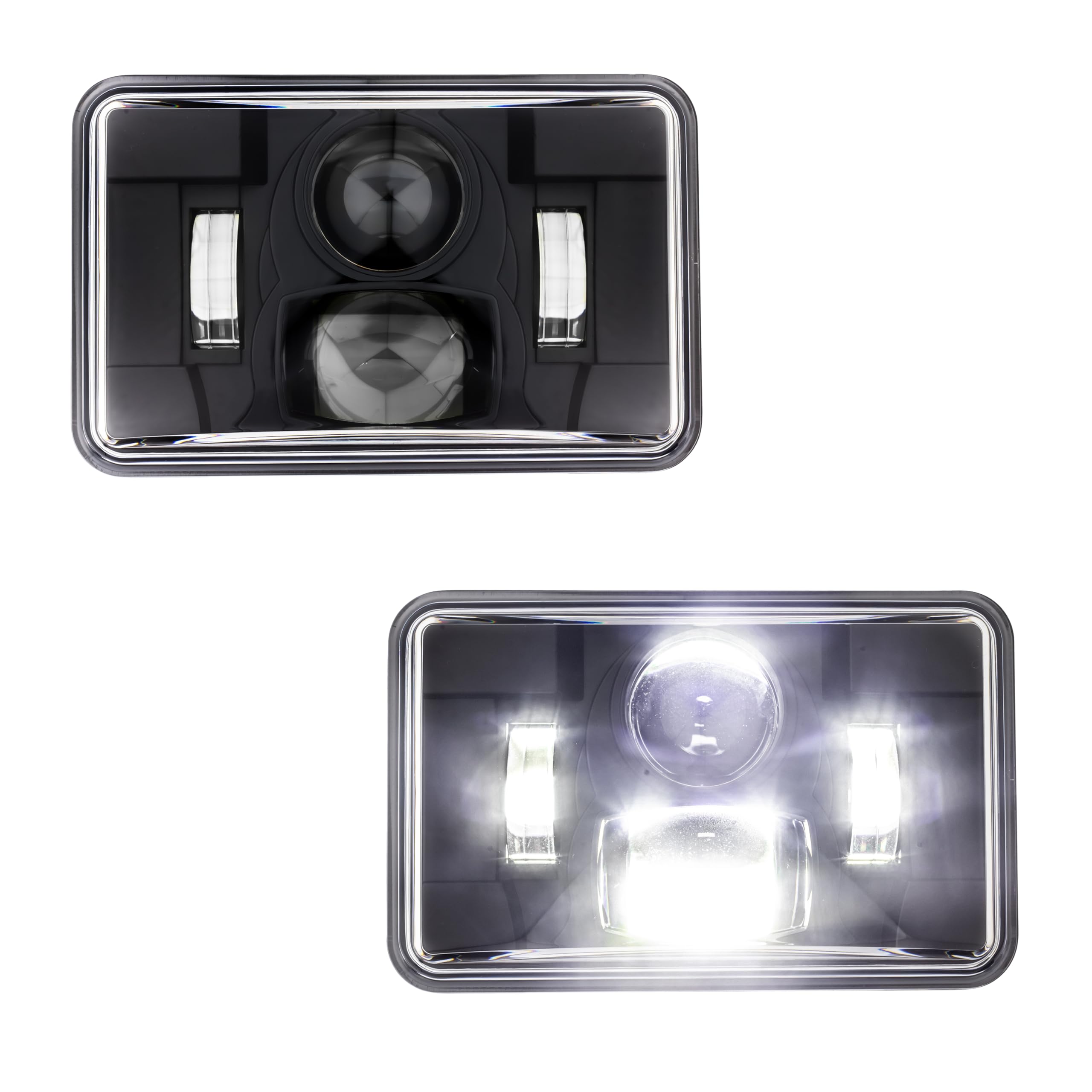 Eagle Lights 4600 Series 4 x 6 (100mm x 165mm) 2A1 Low Beam LED Headlights - Pair (H4651 H4652 H4656 H4666 H6545)