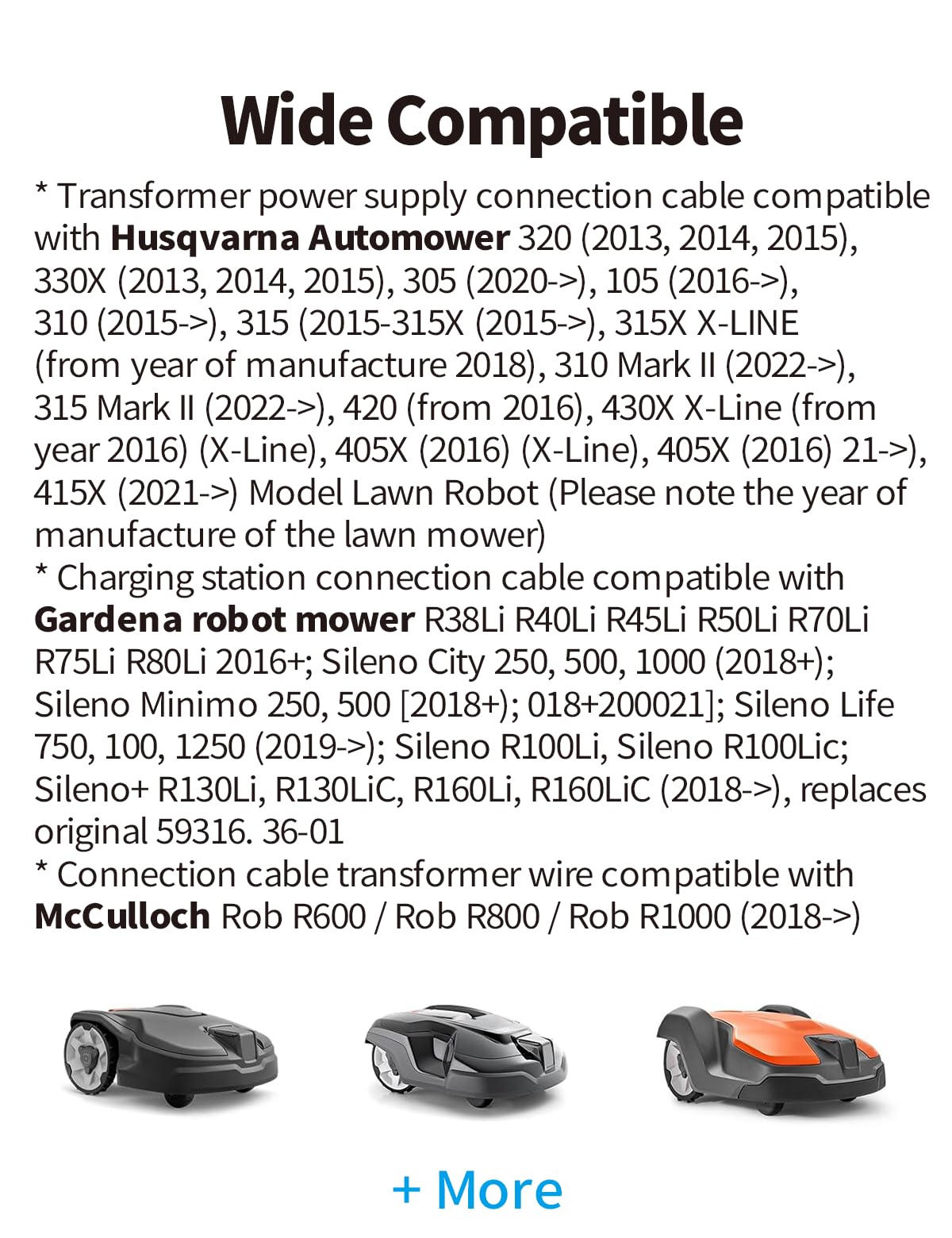 Adaptador de alimentación para cortacésped de 28 V 1,3 A, compatible con Gardena R50Li, R80Li, R40li, R45Li, R70Li, Sileno City, Sileno Life, Sileno Minimo, cortacésped Husqvarna Automower 105, 310,