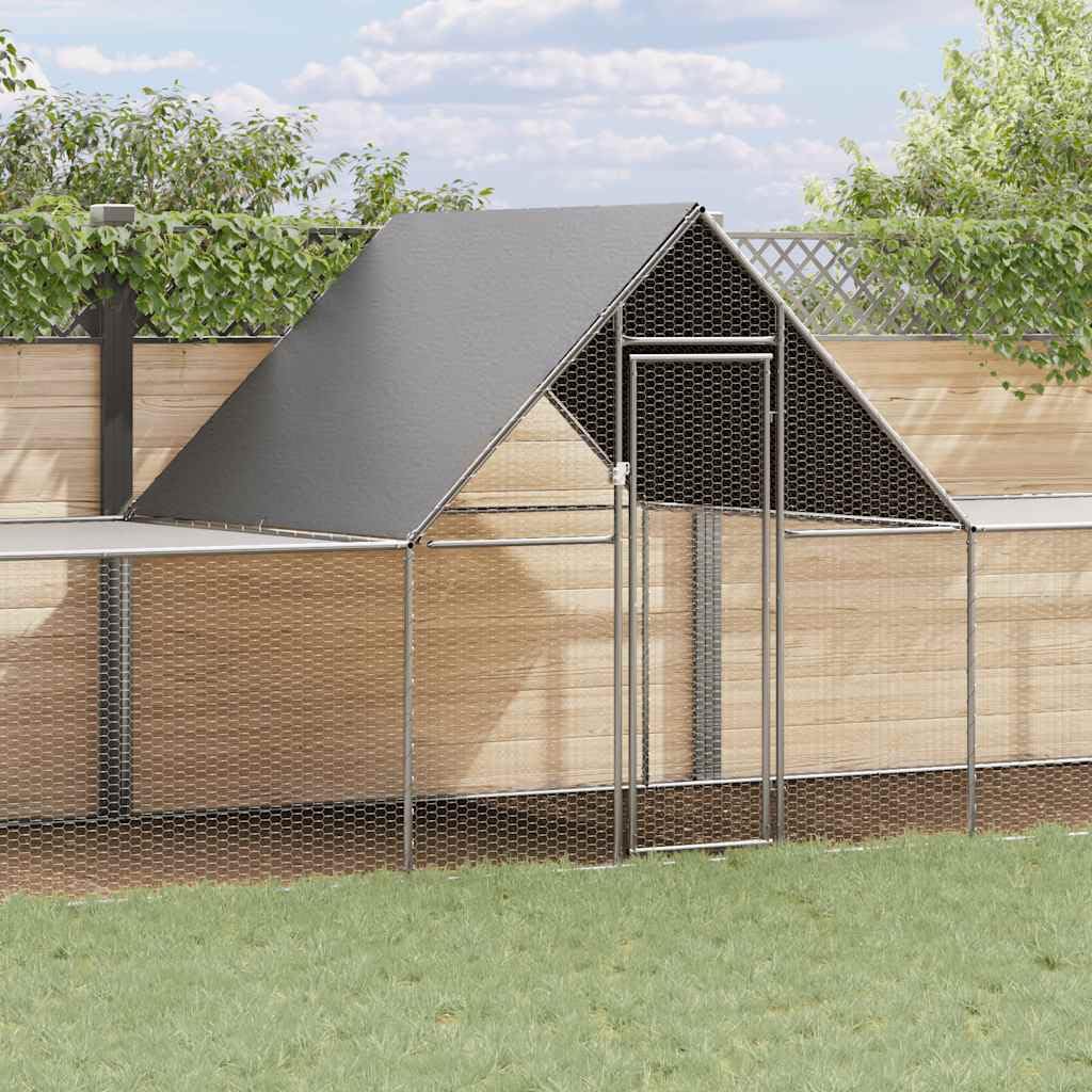 VidaXL Chicken Cage Hen House Poultry Coop Enclosure Backyard