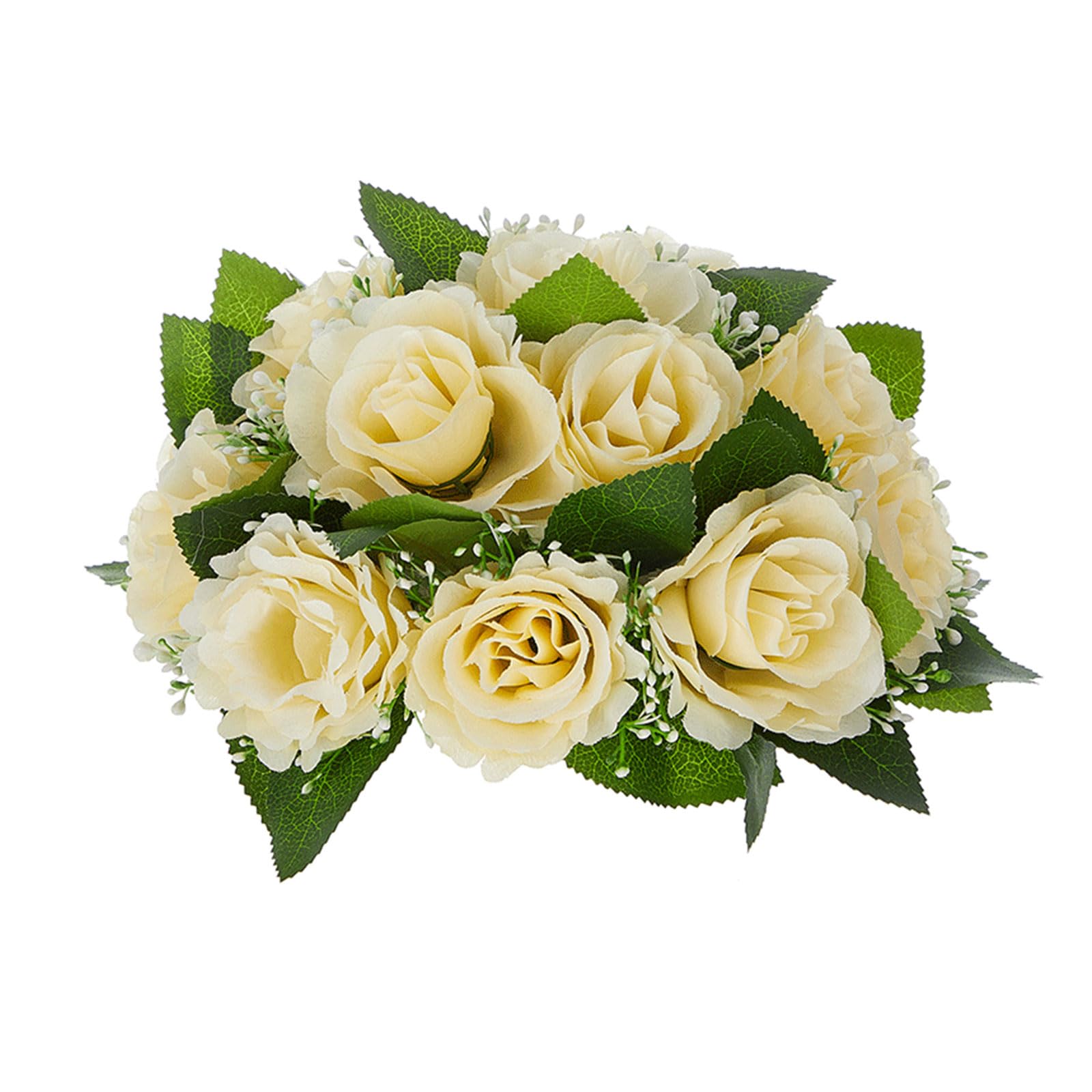 Msioytog Artificial Flower Ball Artificial Rose Flowers Arrangements Flower Bouquets for Wedding Party Centerpieces Valentines Theme