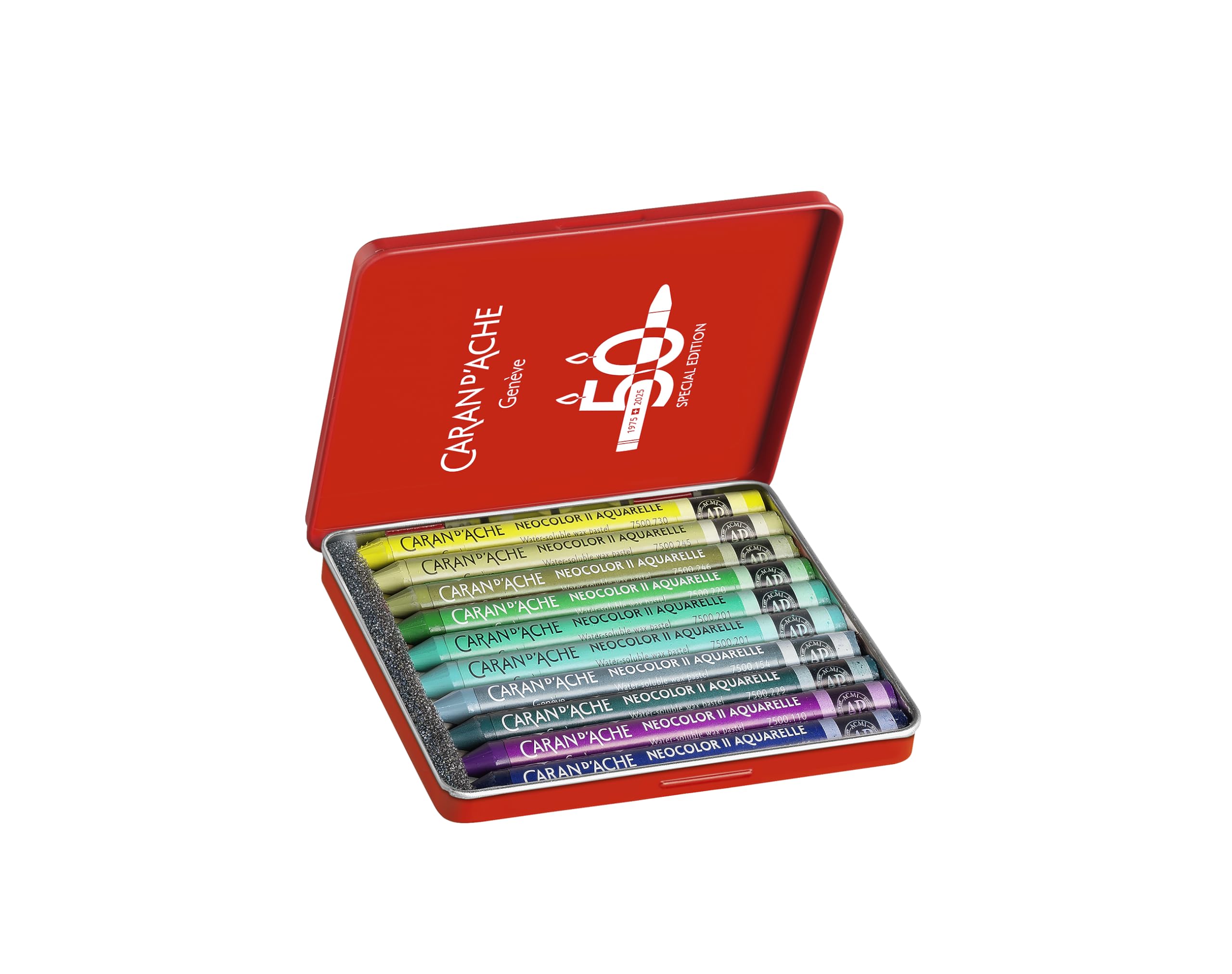 Amazon | Caran d'Ache Neocolor II 50 years Specal Edition 10個