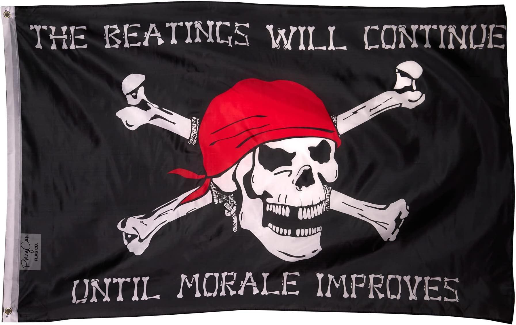 Amazon.com : Home and Holiday Flags Pirate Flag 3x5 Beatings Will