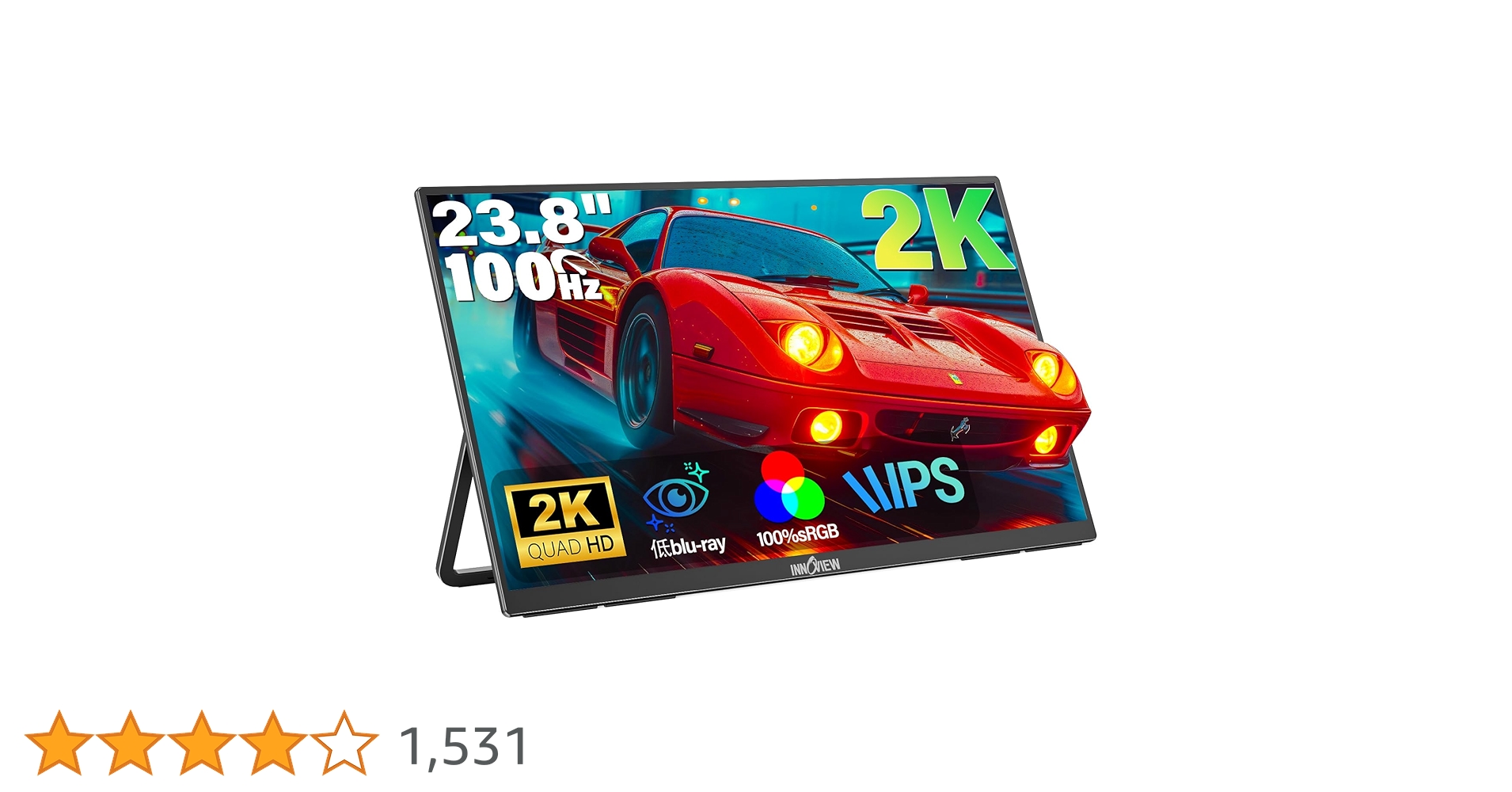 Amazon.co.jp: InnoView モバイルモニター 23.8インチ 2K