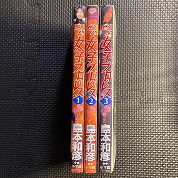 Amazon.co.jp: 貴重本全巻初版燃える︎女子プロレス 全3巻 島本