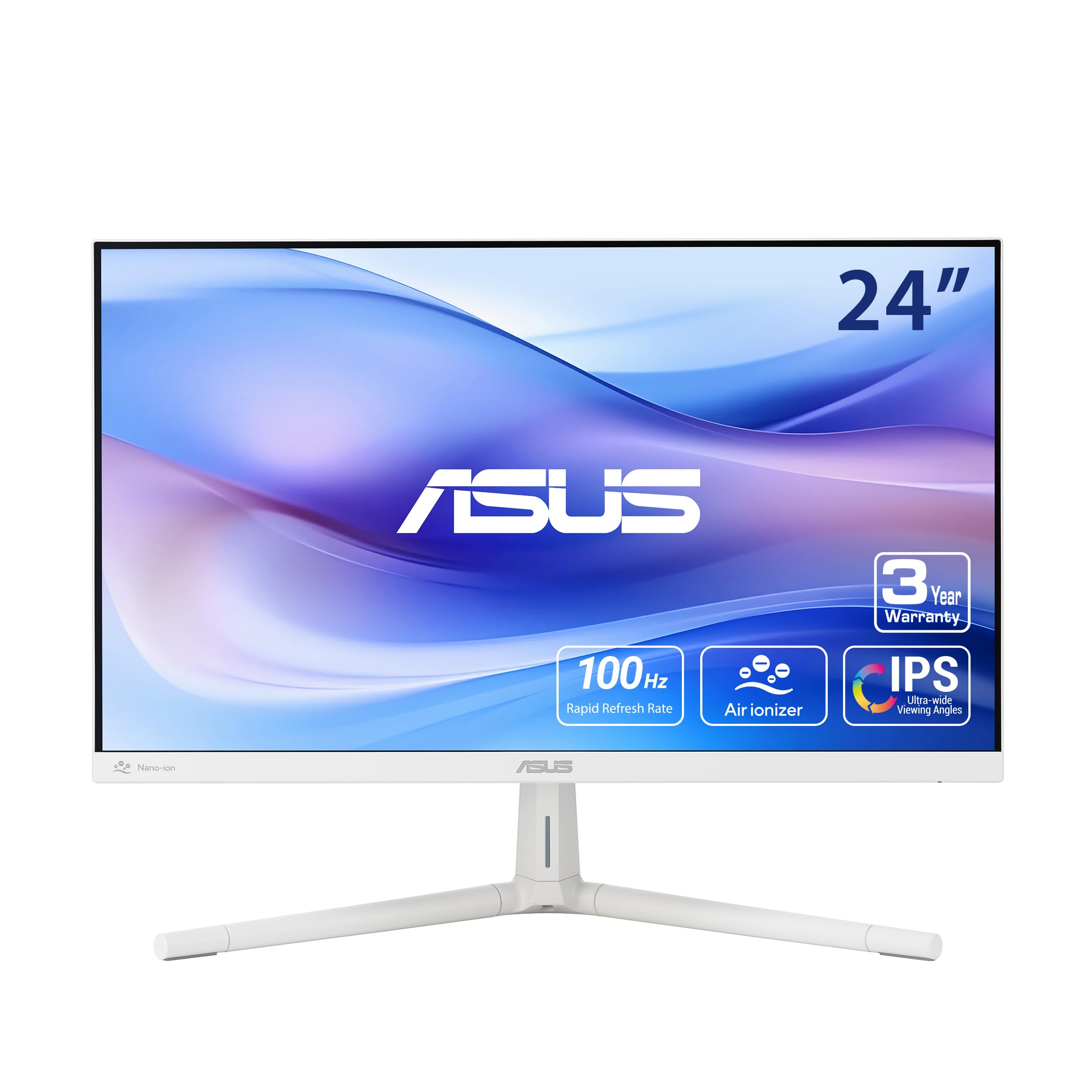 اسس شاشة 61 سم (23.8 انش قابلة للعرض) 1080P للعناية بالعين (VU249HFI-W