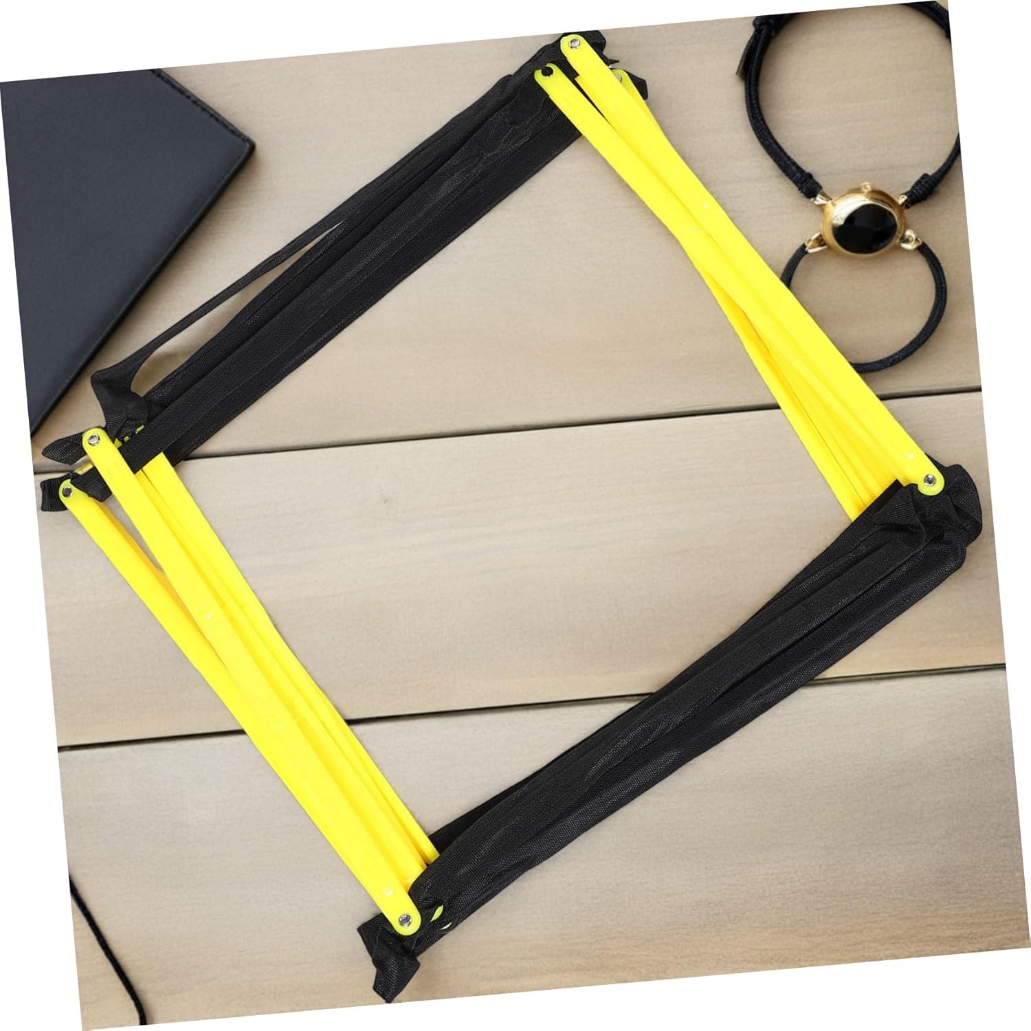 NOLITOY Foldable Soccer Agility Ladder with Design for Speed and Footwork Training Portable Football Training Equipment for Team and Drills Lightweight and Compact for Travel
