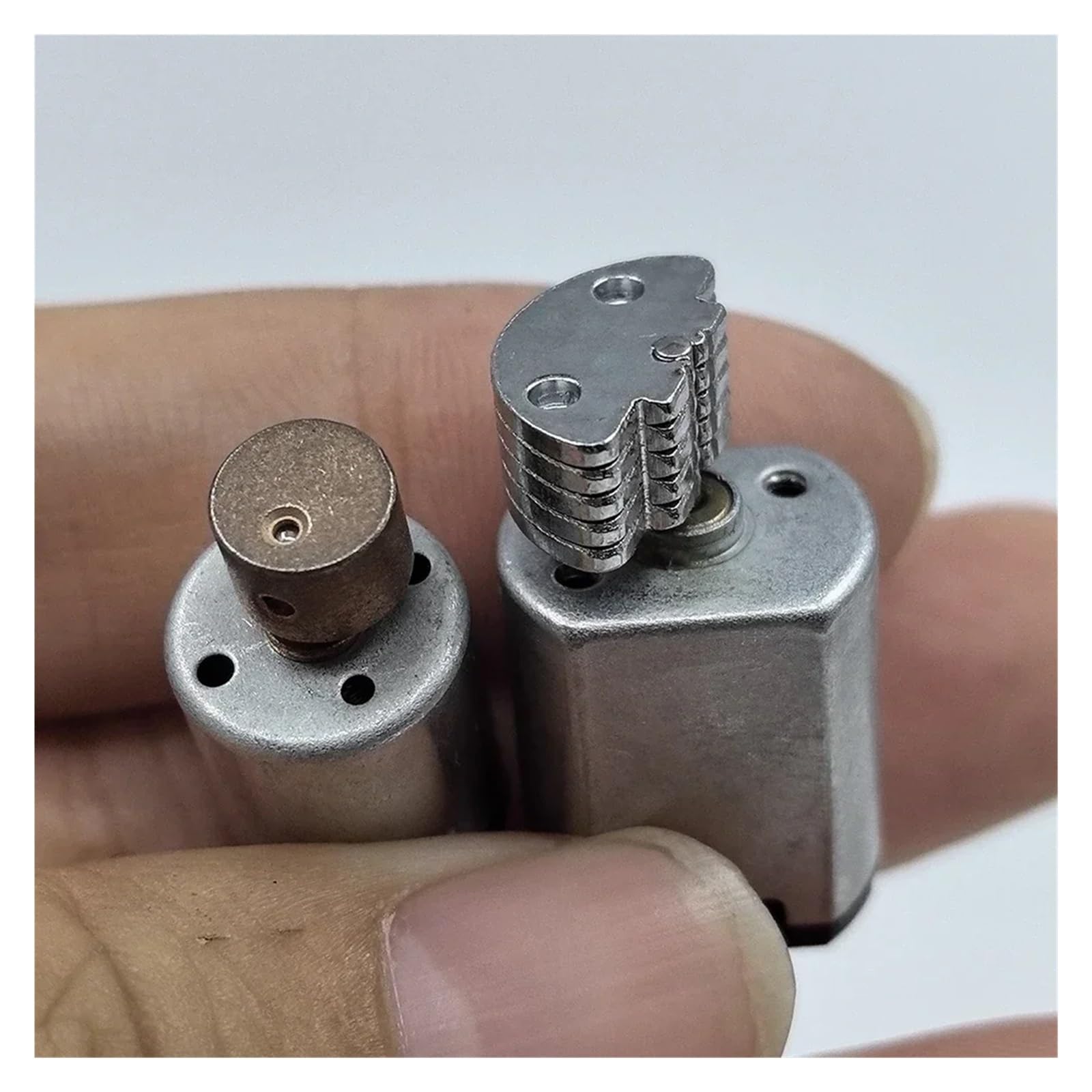 AUOQKQUT N15 030 Strong Vibration electronic starter 12mm Round 20mm Flat Vibrator Engine DC 1.5V 3V 3.7V 6V For Vibrating A