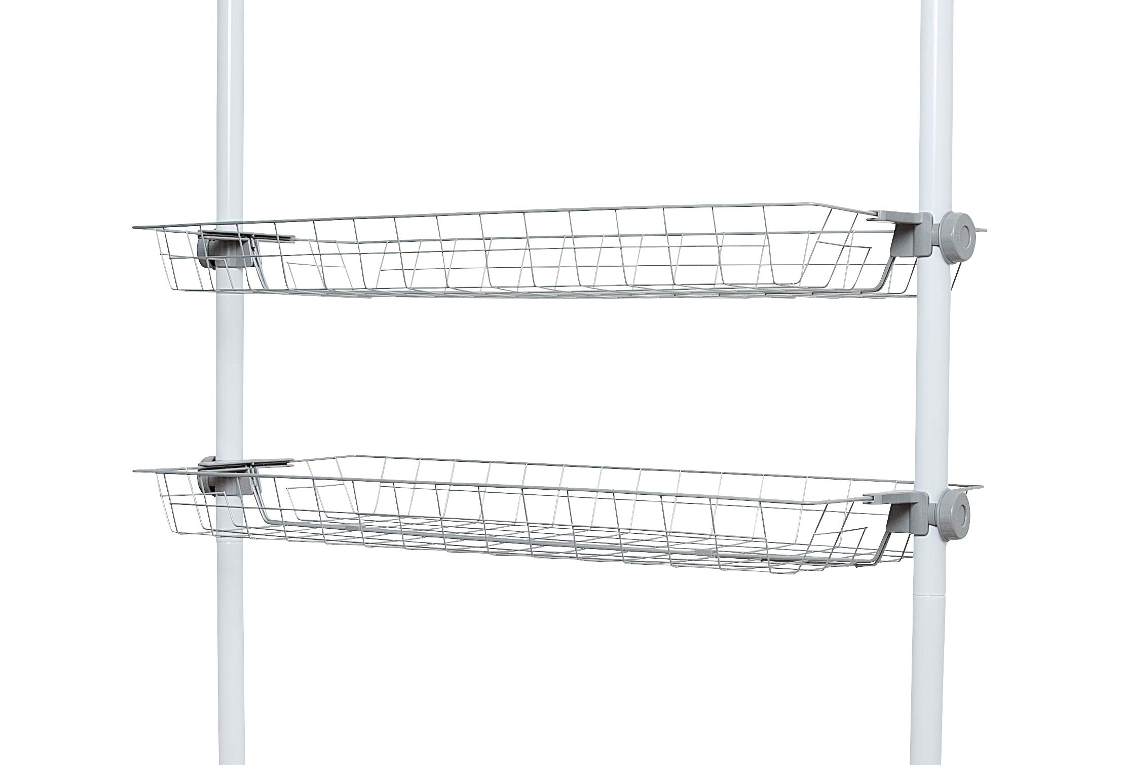 PUMA Wenko Herkules Shoes Telescopic System Adjustable Organiser Shoe Rack Steel, grey, 94 x 8 x 38 cm