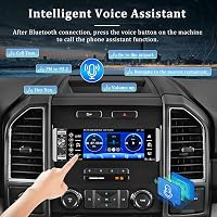 CAMECHO Autórádió 1 DIN CarPlay Android 5,1" Érintőképernyő Bluetooth Kihangosító FM USB TF AUX Tolatókamerával 5
