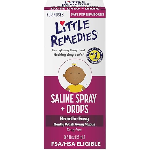 Little Remedies Saline Spray 0.5 FL OZ