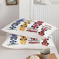 Vista 382 de Axolotl Kid Comforter Set Twin Size,Racing Car Bedding Set for Boys Girls Teen Kids Children Racing Gifts,Race Cars Quilt Bed Set with 1 Comforter 2