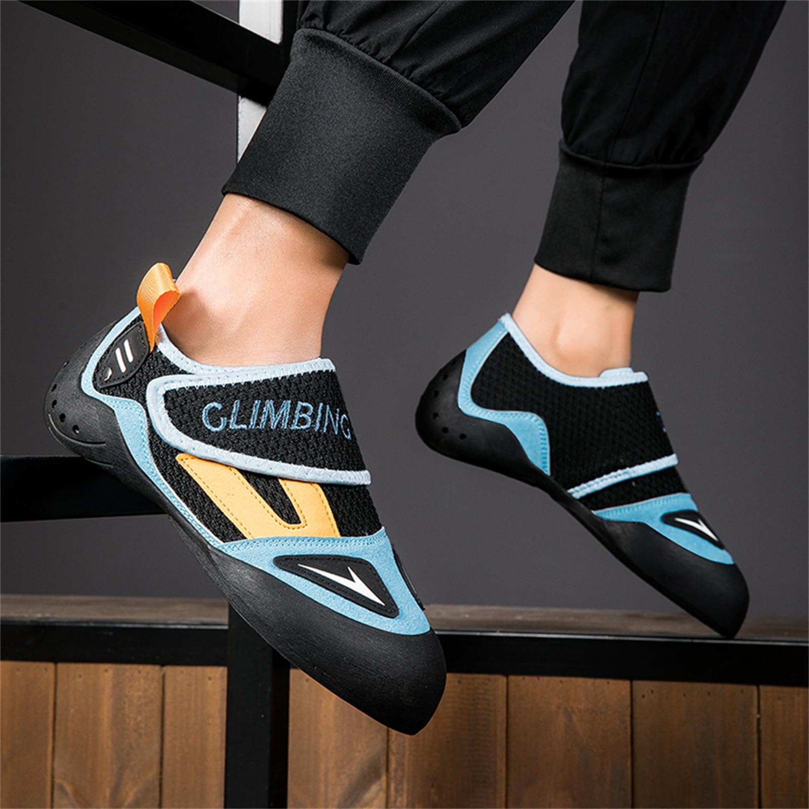 Zapatos De Escalada Zapatos De Boulder Hombres Mujeres Antideslizantes Ligeros Principiantes para Niños Entrenamiento De Escalada En Roca